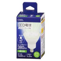 LED電球 ハロゲンランプ形 E11 広角タイプ 6.8W 昼白色｜LDR7N-W-E11 5 06-4730 オーム電機 | e-プライス