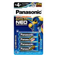 Panasonic アルカリ乾電池 単4形 エボルタネオ 4本入 LR03NJ/4B 17-3182 | e-プライス