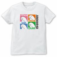 ずーしーほっきー Tシャツ 半袖 ゆるキャラ グッズ 喜怒哀楽 白 キッズ メンズ レディース