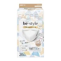 ビースタイル 立体タイプ ふつうサイズ プレミアムホワイト 20枚入 マスク 女性用 | E Selection
