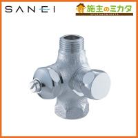 三栄水栓 SANEI B4121D-R-13 D式ストレート分岐バルブ 共用形 右分岐 | 施主のミカタ Yahoo!店