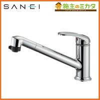 三栄水栓 SANEI K87101JV-13 シングルワンホールスプレー混合栓 混合水栓 | 施主のミカタ Yahoo!店