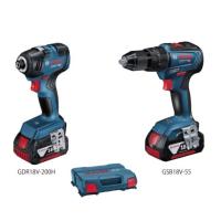 ボッシュ　GDR18V200GSBN　コンボキット　(GDR18V-200H+GSB18V-55H+4.0Ahバッテリー2個+充電器+L-CASE付 ) | e-toolショッピング