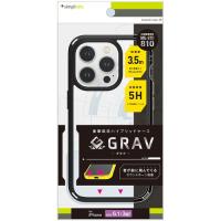 トリニティ TR-IP23M3-GR-CLBK iPhone 15Pro [GRAV] 衝撃吸収 ハイブリッドケース ブラック ブラック | キムラヤテック ヤフー店