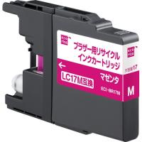 エコリカ ECI-BR17M LC17M互換リサイクルインクカートリッジ マゼンタ | キムラヤテック ヤフー店