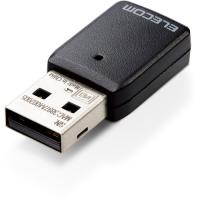 エレコム WDC-867DU3S2 Wi-Fi 5(11ac) 867+300Mbps USB3.0対応小型無線LANアダプター ブラック WDC867DU3S2 | キムラヤテック ヤフー店