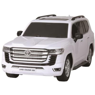 車　置き物 ハピネット 1／24 R／C TOYOTAランドクルーザーZX ホワイト