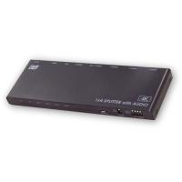 ラトックシステム RS-HDSP4PA-4K 4K60Hz／ダウンスケール対応 外部音声出力付 HDMI分配器（1入力4出力） RSHDSP4PA4K | キムラヤテック ヤフー店