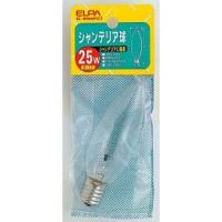 ELPA G-65H(C) シャンデリア球 25W E17 クリア | キムラヤテック ヤフー店