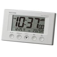 リズム時計 8RZ166SR03 RHYTHM フィットウェーブスマート 温度・湿度表示 六曜表示 電波デジタルクロック | キムラヤテック ヤフー店