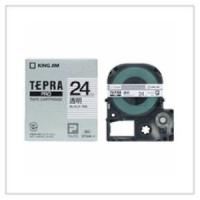 透明ラベルテープ 「テプラPRO」(透明テープ／黒文字／24MM幅) ST24K | キムラヤテック ヤフー店