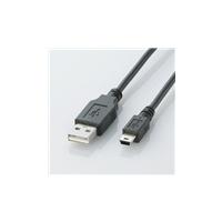 ELECOM エレコム USB2.0ケーブル A-miniBタイプ/1.5m ブラック U2C-M15BK(2212034) | e-zoa