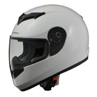 LEAD工業 リードコウギョウ バイクヘルメット フルフェイス STRAX ホワイト Lサイズ 59-60cm未満 SF-12 SF12ホワイトL(2458828) | e-zoa
