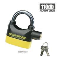 KOMINE コミネ LK-120 ALARM PADLOCK B/YEL F 09-120BK/YL(2464834) | e-zoa