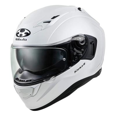 Kabuto ASAGI ホワイト インナーサンシェード付オープンヘルメット Kabuto ASAGI ホワイト インナーサンシェード付オープン