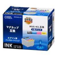 OHM オーム電機 エプソン互換インク マグカップ 4色パック INK-EMUG-4CL(2498992) | e-zoa