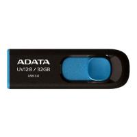ADATA エイデータ USB3.0フラッシュメモリ AUV128シリーズ 32GB ブラック+ブルー AUV-128-32G-RBE(2480173) | e-zoa