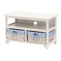 萩原 ハギハラ TV台 幅70×奥行34×高さ44cm ホワイト MTV-5784WH(2536467) | e-zoa