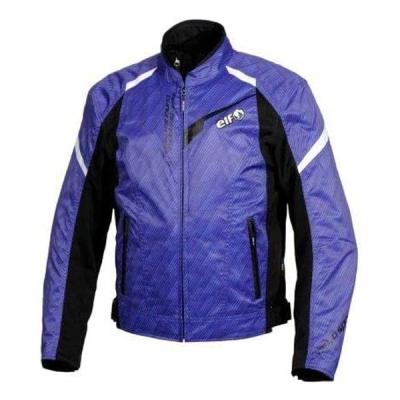 elf 青 ジャケット elf 青 ジャケット バイク用ジャケット 青（黒） elfの通販 by