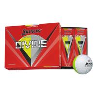 DUNLOP ダンロップ スリクソン Z-STAR XV ゴルフボール 1ダース12球入 DIVIDE ツートンイエロー/ホワイト SNZSXV8DIVWY(2585203) | e-zoa