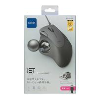 ELECOM エレコム 有線トラックボール IST5ボタン ベアリングモデル ブラック M-IT11URBK(2608770) | e-zoa