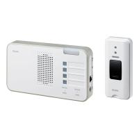 ELPA 朝日電器 エルパ ワイヤレスチャイムランプ付きセット ランプ付受信機＋押ボタン送信機セットホワイト EWS-S5230(2532772) | e-zoaPLUS