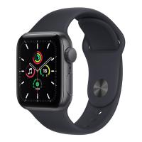 Apple アップル Apple Watch SE GPSモデル 40mm ミッドナイトスポーツバンド MKQ13J/A(2583506) | e-zoaPLUS