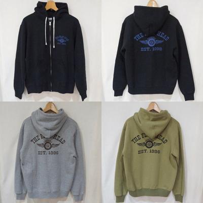 FLATHEADフラットヘッド コットン ジップ パーカー 黒 フーディー アメカジブランド,フラットヘッド,長袖 | ろーぐす オンライン