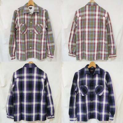 美品 フラットヘッド ￼ヘビーネルシャツ 40 黒×グレーチェック ウエアハウス 楽天市場】HN-52W-レッド-ヘビーネルシャツ52-HN52W-FLATHEAD