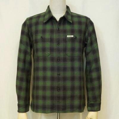 美品 フラットヘッド ￼ヘビーネルシャツ 40 黒×グレーチェック ウエアハウス 80575969_o1.jpg?20140916110641