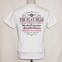 THC-174-ホワイト-THE FLAT HEAD-THC174-FLATHEAD-フラットヘッドTシャツ-THC系 | アメカジ バイカー 2ND・セカンド