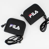 FILA フィラ ビッグロゴ RFウォレット (ブラック / パープル) FL-801[ゆうパケット可] | キャラクターランド はなはな