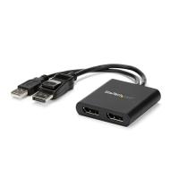 StarTech.com DisplayPort - 2x DisplayPort マルチモニタースプリッタ 2ポートMSTハブ DP 1.2 MST | Earth Community