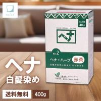 ナイアード ヘナ 白髪染め トリートメント 女性用 レディース 低刺激 No.2 ヘナ＋ハーブ 赤茶 400g オーガニック | 美容の森