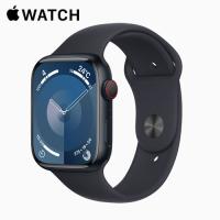 @【未使用品】 SIMフリー Apple Watch Series 9 (GPS + Cellular) 45mm ミッドナイトアルミニウムケースとミッドナイトスポーツバンド M/L MRMD3J/A | プロテクション