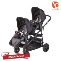 日本育児2人乗りベビーカー シットアンド スタンド スナップギアの  