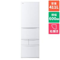 [配送/設置エリア 東京23区 限定]東芝 TOSHIBA GR-V41GH-WU マットホワイト 5ドア冷蔵庫右開411L幅600mm[標準設置料込][代引不可] | イーベスト