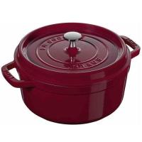 ストウブ(staub) ピコ・ココット ラウンド 20cm ボルドー 限定色　IH対応　国内正規品 | イーベスト