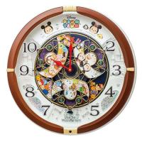 セイコー(SEIKO) FW588B(茶メタリック塗装) Disney クオーツ掛け時計 | イーベスト