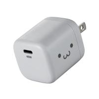 エレコム(ELECOM) EC-AC13A-GF(グレーフェイス) USB Power Delivery 45W AC充電器(C×1) | イーベスト