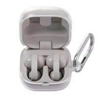 エレコム(ELECOM) TWS-SO261UCCR クリア SONY LinkBuds Clip ワイヤレスイヤホン ケース ソフト 耐衝撃 カバー 落下防止 カラビナ付き | イーベスト