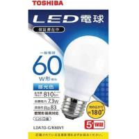 東芝(TOSHIBA) LDA7D-G/K60V1 LED電球(昼光色) E26口金 60W形相当 810lm | イーベスト