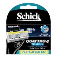 Schick(シック・ジャパン) クアトロ4 チタニウム レボリューション 替刃(4コ入) | イーベスト
