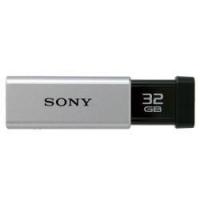 ソニー(SONY) USM32GT S(シルバー) USB3.0対応 ノックスライド式USBメモリー 32GB | イーベスト