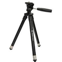 キング FZ-158 BLACK ブラック 小型8段アルミ三脚 2WAY雲台 スマホホルダー、アクションカメラアダプター Bluetoothリモコン付き | イーベスト