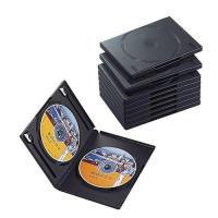 エレコム(ELECOM) CCD-DVD06BK(ブラック) トールケース 2枚収納 10枚組 | イーベスト