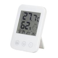 ヤザワ DO05WH(ホワイト) 熱中症・インフルエンザ警報付 デジタル温湿度計 | イーベスト