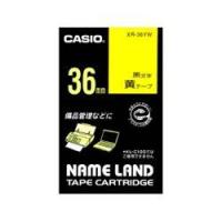 CASIO(カシオ) XR-36YW ネームランド スタンダードテープ 黄/黒文字 36mm | イーベスト