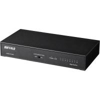 バッファロー(BUFFALO) LSW6-GT-8NS/BK(ブラック) Giga対応スイッチングハブ 電源内蔵 8ポート | イーベスト