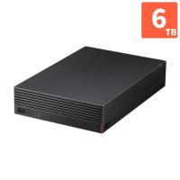 バッファロー(BUFFALO) HD-EDS6U3-BE パソコン&amp;テレビ録画用 外付けHDD 6TB | イーベスト